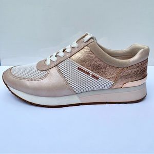 Michael Kors, pink and rose gold sneaker, women’s size 8.5